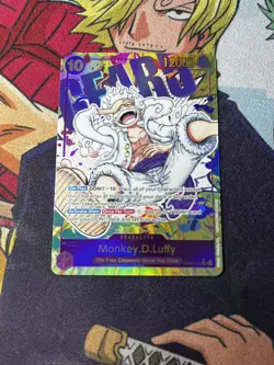 One Piece TCG OP05-119 Monkey D. Luffy Gear 5 Parallel SEC Alt Art English - Image 3