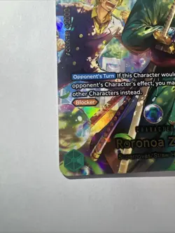 ❗ Roronoa Zoro (SP) PRB02-006 Alt Art The Azure Sea's Seven Foil One Piece 🔥 - Image 5