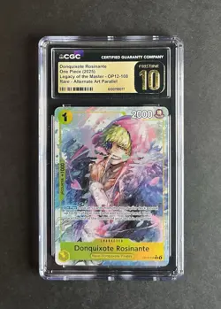 One Piece Donquixote Rosinante OP12-108 CGC Pristine 10 - Image 1