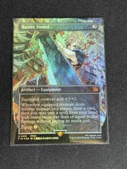 Buster Sword (Borderless) Final Fantasy Foil - Image 1