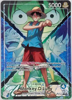 Monkey.D.Luffy (022) (Alternate Art) OP16-022 The Time of Battle One Piece Foil - Image 1