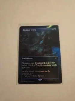 [1x] Rooftop Storm - Borderless Foil Near Mint, English Innistrad Remastered MTG - Image 1