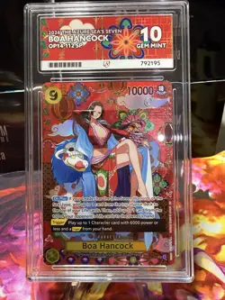 One Piece TCG OP14-112 Boa Hancock SP English ACE 10 gem mint perfect sub - Image 1