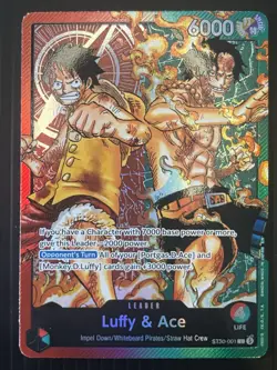 Luffy & Ace ST30-001 Starter Deck EX: Luffy & Ace Foil - Image 1