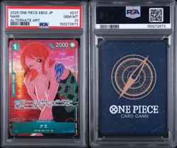 One Piece JP Nami Alternate Art #EB02-017 Anime 25th Collection (PSA 10) - Image 3