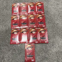 One Piece Carrying On His Will OP-13 English Lot of 13 Sleeved Blister Packs - Image 1