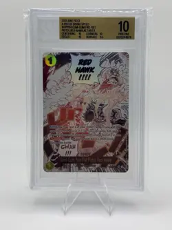 2025 One Piece #OP11114 Gum-Gum Fire-Fist Pistol Red Hawk Event BGS 10 - Image 1
