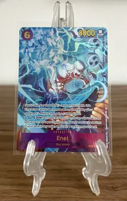 One Piece TCG - Enel, OP15-118, Alt Art, SEC - Adventure on Kami's Island NM/M - Image 1