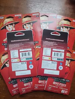 One Piece TCG OP-13 Carrying On His Will Sleeved Booster Pack Lot of 10 English - Image 2