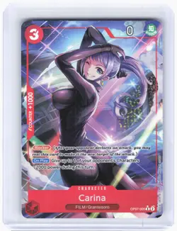2024 One Piece—Carina #OP07-005 500 Years in the Future—Rare Foil (Alt Art) - Image 1