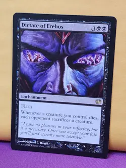 1x Dictate of Erebos, LP (see photos), JOU, Magic: the Gathering, MtG - Image 2