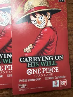 One Piece TCG Sleeved Booster Pack Lot Of X6 (Op-13) - ENGLISH SEALED - Image 2