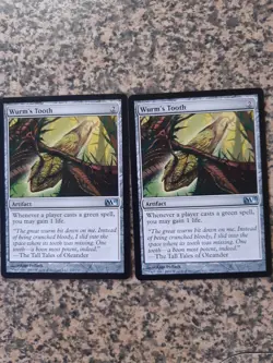 MTG 2 x Wurm's Tooth - core set 2011 - Image 1
