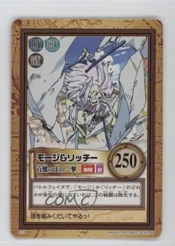 1999 Data Carddass One Piece - Hyper Battle Second Stage Japanese Mohji & Richie - Image 1