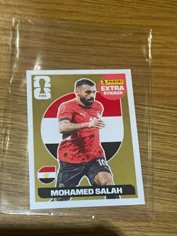 Gold Panini FIFA World Cup 2026 Extra Sticker Mohamed Salah Egypt - Image 1