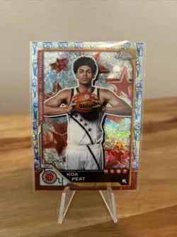 2025 Topps Chrome McDonald's All-American #13 Koa Peat Mcflurry Refractor - Image 1