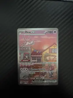 Pokemon TCG Scarlet & Violet Mew EX SVP 053 Black Star Promo Holo Card Sealed - Image 1