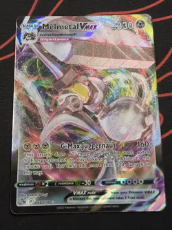 Pokemon TCG Melmetal VMAX Holo Card Pokemon Go 048/078 - Image 1