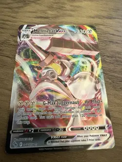 Pokemon TCG Melmetal VMAX Holo Ultra Rare Trading Card Pokemon Go 048/078 - Image 1