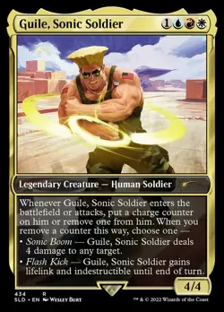1 x Guile, Sonic Soldier - Secret Lair - NM-Mint - MTG - Image 1