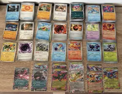 Pokemon TCG Job Lot 499 Cards Holos Reverse Holos EX Mixed Sets Bundle - Image 1