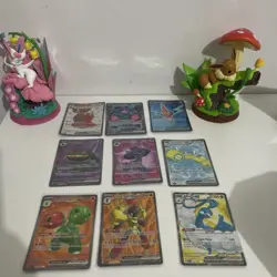 IN STOCK Set of Pokemon TCG & Pokemon EX Mixed Lot NM x9 exact cards shown - Image 1