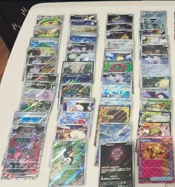 90+ Pokemon Cards Lot Japanese Korean Chinese EX V VSTAR Full Art Mixed - Image 2