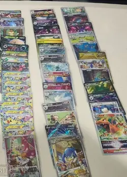 90+ Pokemon Cards Lot Japanese Korean Chinese EX V VSTAR Full Art Mixed - Image 3