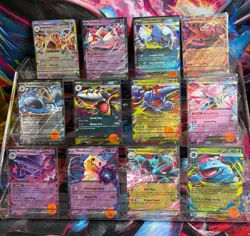 12x Pokemon TCG EX & Mega EX Cards Lot - Mixed Collection Bundle - Image 1