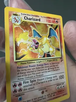 Pokemon Charizard 2nd Edition Holo Card 4/130 Wizards Base Set 99-00 - Near MINT - Image 4