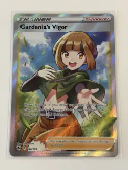 Gardenia's Vigor 184/189 Astral Radiance Full Art Ultra Rare Pokemon Card - NM - Image 1