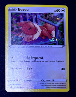 2021 Pokemon EEVEE Black Star Promo COSMOS HOLO Card #SWSH1175 - HD GALAXY SWIRL - Image 3