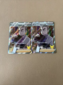 2021 Professor's Research Halo Pokemon Card Lot of 2 pokemon Celebrations - Image 1