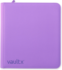 12 Pocket Zip Binder, 480 Cards, Exo-Tec Material, 20 Side-Loading Pages (Purple 711181350401 - Image 3