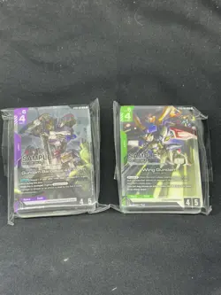 New!! Gundam Card Game TCG Demo Sample Decks English Sealed ST02 & ST05 - Image 1