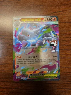 Mega Charizard X Ex Prize Pack Series 9 Promo Pokemon Card NM 013/094 PFL - Image 1
