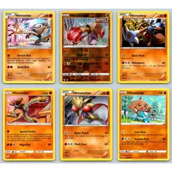 (6) Hitmonchan Hitmonlee Hitmontop Pokemon Card Lot Reverse Holo TCG Collection - Image 1