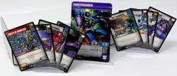 WotC Transformers TCG Wave 1 & 2 Bulk Lot: 430+ Battle Cards, 69 Character Cards - Image 2