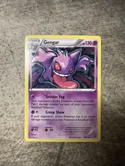 Pokemon Gengar Holo 60/162 Breakthrough 2015 Rare Card Creep Show Near Mint - Image 1