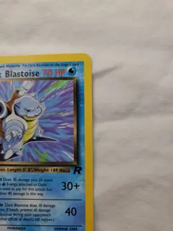 Dark Blastoise 1st Edition 20/82 Team Rocket WOTC Rare Pokemon Card Vintage 2000 - Image 5