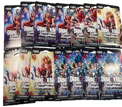 X14 Dragon Ball Super Card Game Fusion World Dual Evolution Booster Pack Lot - Image 1