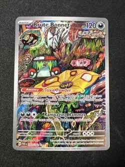 Brute Bonnet 207/182 Paradox Rift Holo Illustration Rare Pokemon Card Near Mint - Image 1