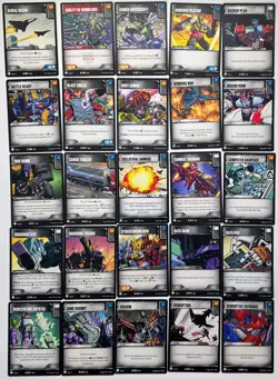 WotC Transformers TCG Wave 1 Near-Complete Set: 81 Battle Cards & 36 Characters - Image 2