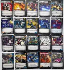 WotC Transformers TCG Wave 1 Near-Complete Set: 81 Battle Cards & 36 Characters - Image 4