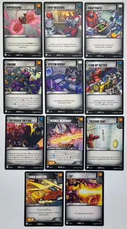 WotC Transformers TCG Wave 1 Near-Complete Set: 81 Battle Cards & 36 Characters - Image 5
