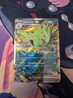 Tyranitar ex (Prismatic Evolutions Stamp) Holo Double Rare Miscellaneous Cards & - Image 1