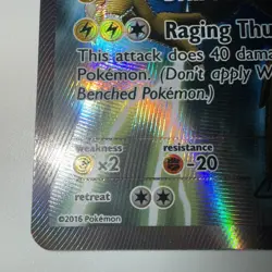 Zapdos 29/83 XY Generations Full Art Ultra Rare Pokemon Card TCG LP - Image 2