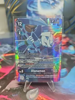 Bandai Digimon Card Game Dianamon BT25-028 SR Foil Full Art Mega 12000DP - Image 1