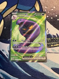 Pokemon Card Arbok EX 185/165 Scarlet & Violet 151 - Rare Full Art - Image 1