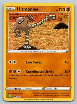 Hitmonlee 011/034 Holo Classic Collection Trading Card Game Classic Pokemon - Image 1